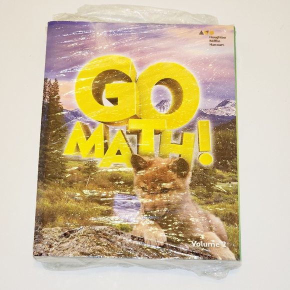 NEW Go Math! Grade 1 Student Edition Books Volume 1 & 2 SEALED Homeschool - Picture 1 of 13